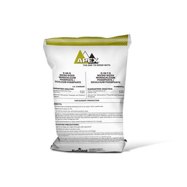 APEX 0-46-0 Nursery Fertilizer Bag