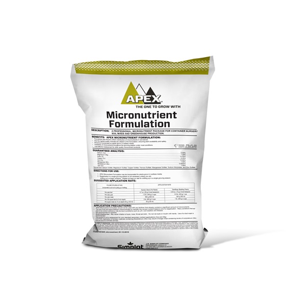 APEX Micronutrient Nursery Fertilizer Bag